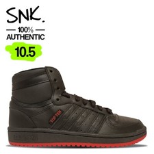 Adidas Top Ten RB Hombre Zapatillas ID0323 Core Negro Rojo Brillante EE. UU. Talla 10.5 RARO