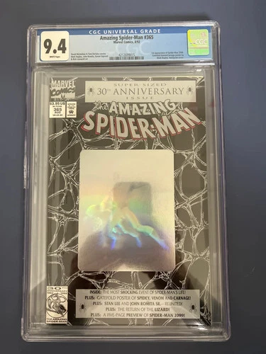 The Amazing Spider-Man #365 Marvel 1992 CGC 9.4