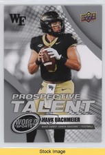 2025 Upper Deck World of Sports Prospective Talent Hank Bachmeier #388 READ c7o