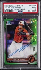 2022 BOWMAN DRAFT CHROME DP AUTO #CDAJH JACKSON HOLLIDAY 73/99 PSA 9 AUTO