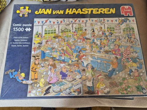 Ein brandneues nie geöffnetes 1 500-teiliges Puzzle von Jan Van Haasteren versiegelt