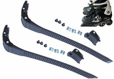 2 Pieces Replacements Inline Roller Skating Shoes, Up to 10", Black Strap