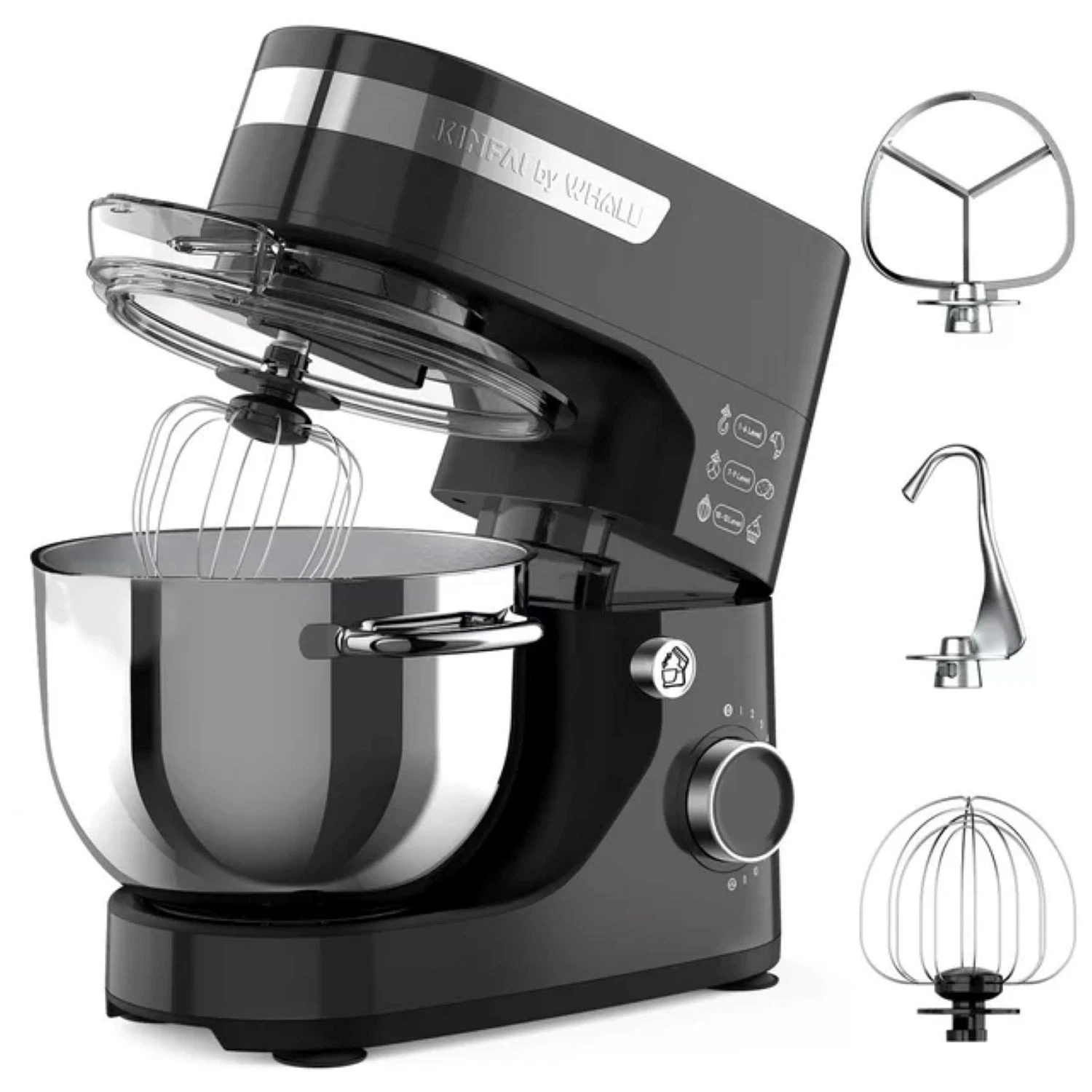 whall Stand Mixer - 5.5Qt 12-Speed Tilt-Head Electric Kitchen Mixer with Dough
Opens in a new window