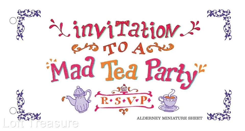 Alderney Stamps: "Alice in Wonderland-150 Years" £3 MS Presentation Pack 2015 - Image 3 of 4