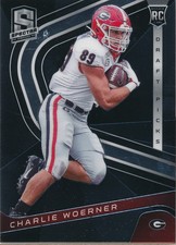 2020 Panini Spectra Draft Picks #24 Charlie Woerner - FB