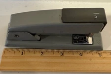 Vintage Swingline Gray Metal 5” Desk Stapler Standard Staples Mid Century