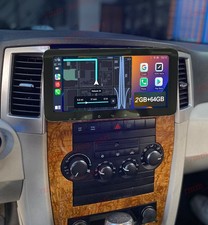 Wifi CarPlay Android 14.0 Radio GPS Stereo 64GFor Jeep Grand Cherokee 2005-2011