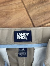 TWO Lands End Kakhi Shorts Boys Size 18
