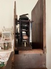 SILAS HOADLEY WOOD WORKS GRANDFATHER CLOCK C 1820 HEART PINE CASE WORKING — photo 7