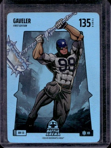 2024 Bo Jackson Battle Arena First Edition Gaveler Battlefoil Ice #BBF-13