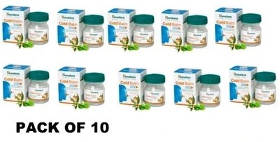 Himalaya COLD BALM EUCALYPTUS Relieve Nasal Congestion 10g 10 BOX FREE SHIP 2027