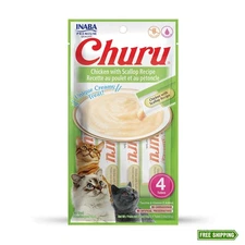INABA Churu Cat Treats, Grain-Free, Lickable, Squeezable Creamy