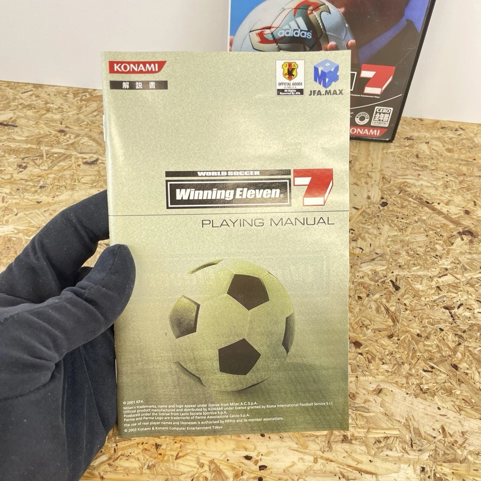 Winning Eleven 7 World Soccer Ps2 completo gioco per Sony Playstation 2 Jap - Immagine 2 di 4