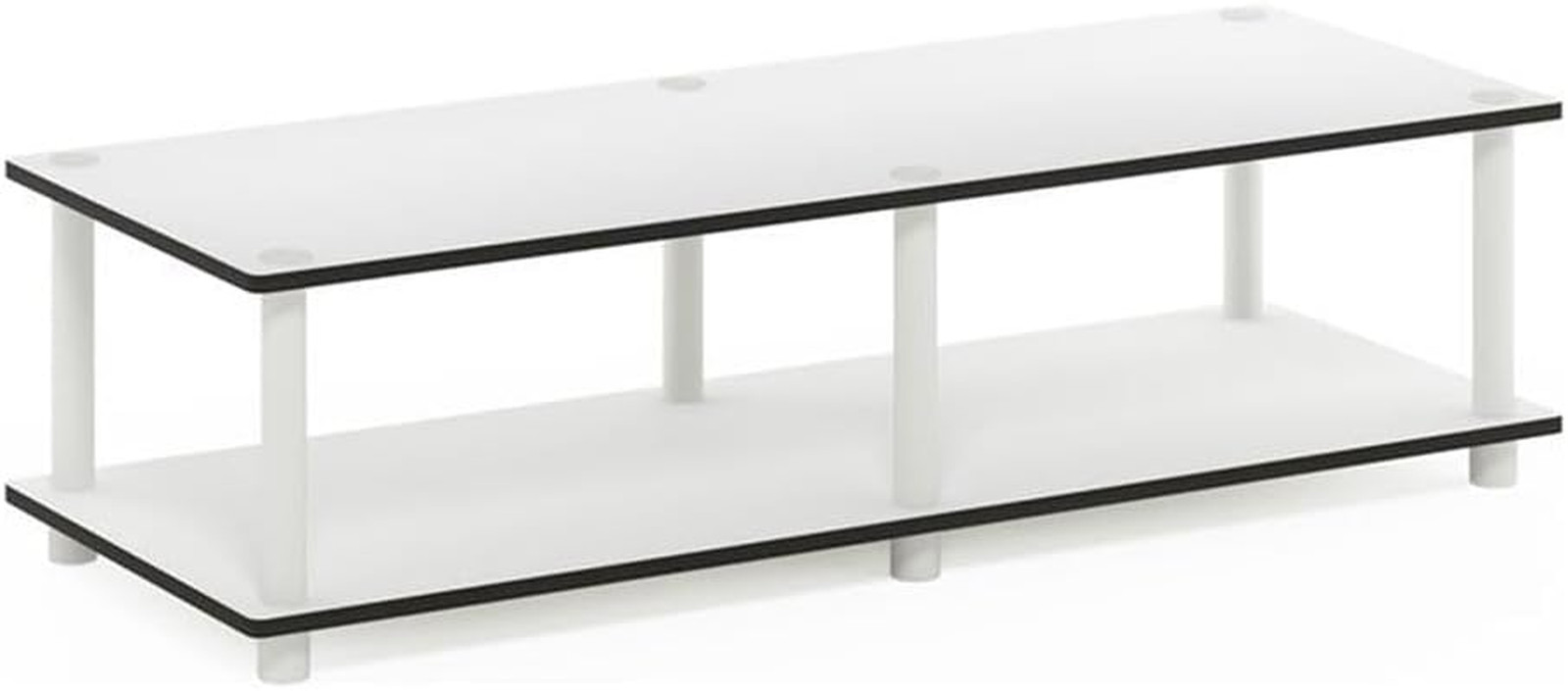 JUST TV Stand, 2-Tier Wide Entertainment Center with Open Sh