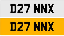 D27 NNX DANNY DANI DANS DANIEL DAN DANN NEAT OLD D REG PRIVATE CAR NUMBER PLATE