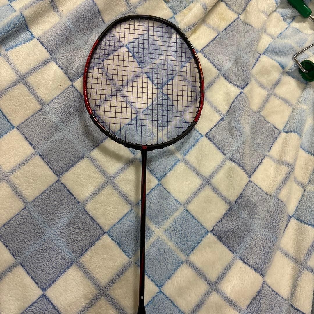 Wilson BLAZE badminton racket red | eBay