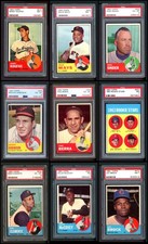 1963 Topps Baseball Complete Set w/o #537 Rose w/o #537 Pete Rose 7 - NM 6920104
