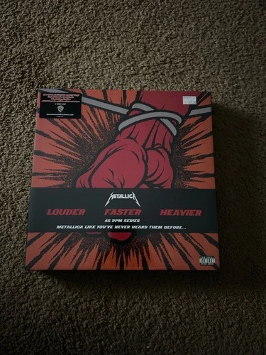 Metallica St. Anger Louder Faster Heavier 45 RPM Series 4LP Vinyl Box Set