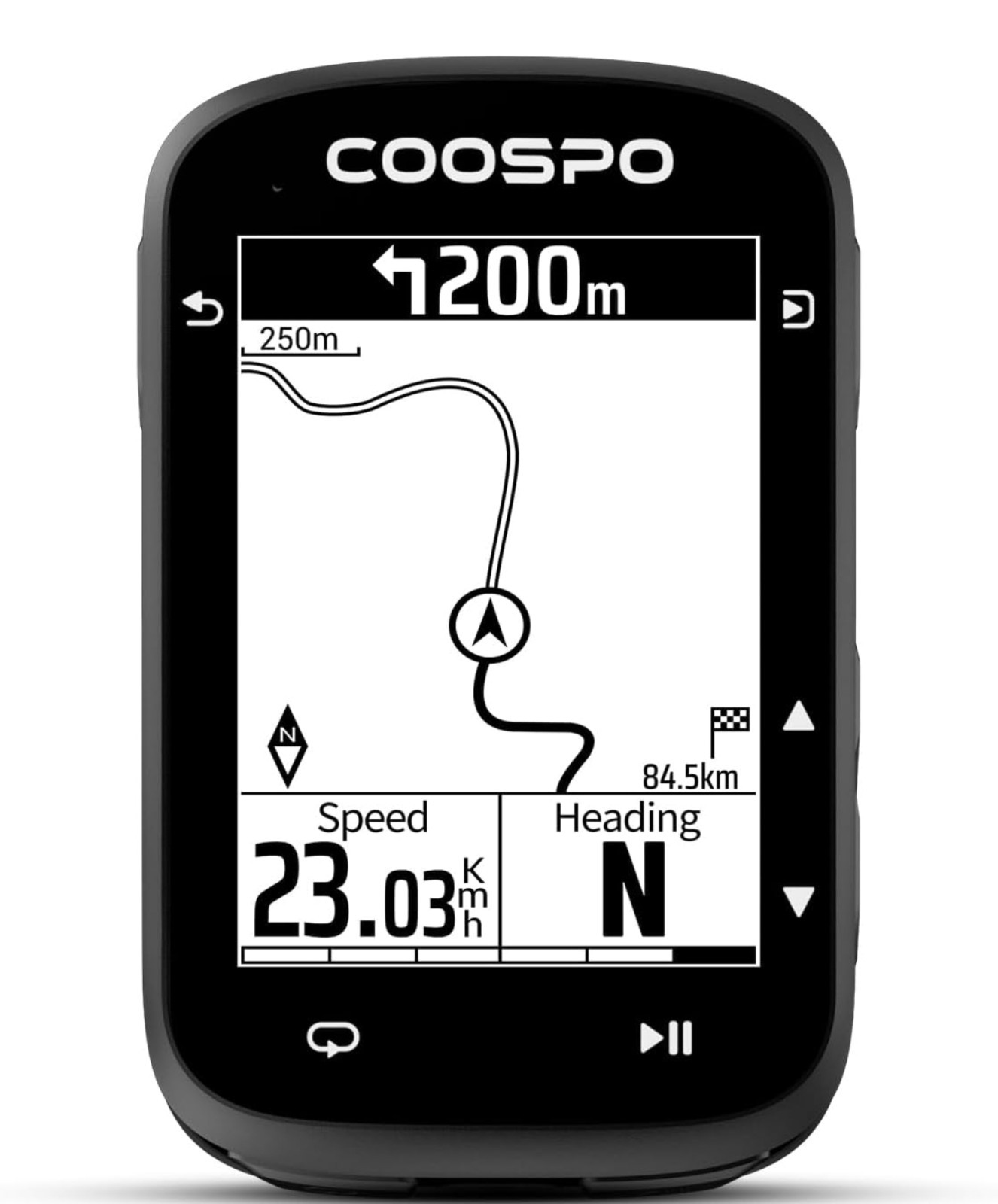 COOSPO CS500 2.6 Inch Wireless GPS Bike Computer with LCD for Cycling