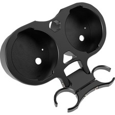 La Choppers T-bar Gauge Mount - Dual - Black - 1.00 Diameter La-7398-02b