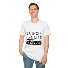 Christian Inspirational T-Shirt, Unisex Softstyle Tee, Faith-Based ...