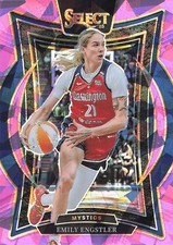 2025 Panini Select WNBA #85 Emily Engstler Pink Ice Prizms