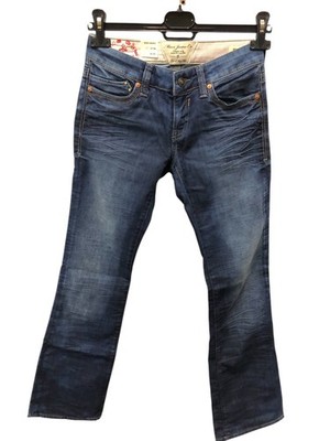 Mavi Damen Jeans Bella Low-Rise, Slim Bootcut Blau W25 L32
