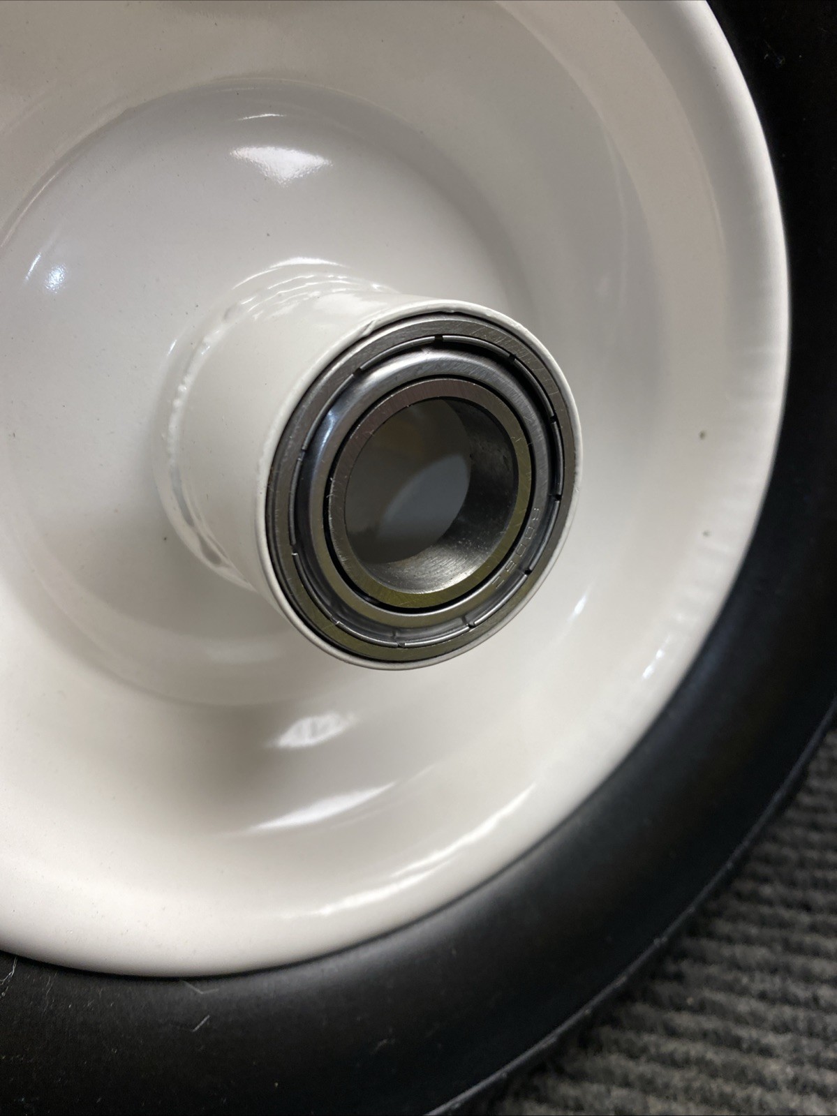 MaxxHaul 51067, 12" Flat Free Solid All-Purpose Tire 4.10/3.50-6