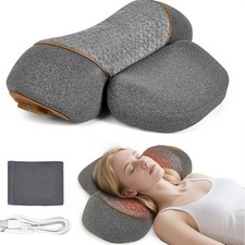3-In-1 Neck Massager Pillow With Vibration Heating Therapy Airbag Stretching