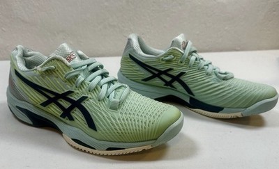 ASICS Solution Speed FF 2 Tennis Shoes Women s Size 7 EU 38 Mint Green 1042A436