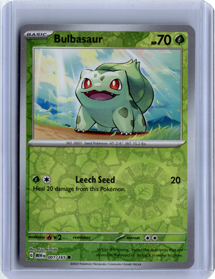 Bulbasaur - (Reverse Cosmos Holo) (Costco Exclusive) 001/165 NM Pokémon TCG