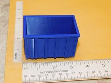 Tonka Custom 3D Printed Plastic Blue Tiny Tonka Cargo Bin TKP-202B-1