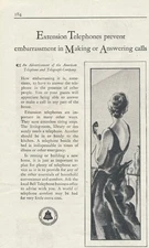 Magazine Ad - 1928 - AT&T / Bell System - Extension Phone