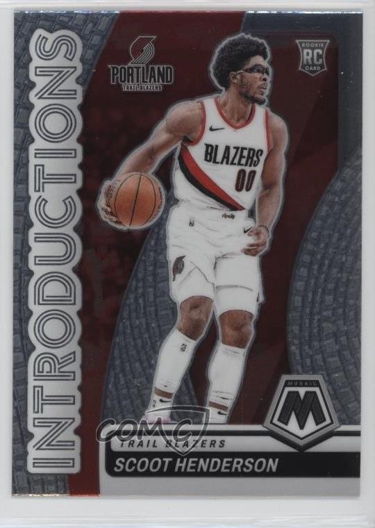 2023-24 Panini Mosaic Introductions Scoot Henderson #18 Rookie RC