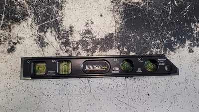 Johnson Level & Tool 1411-0900 Magnetic Billet Torpedo Level 9'', Black 40-2509