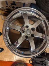 Nissan 350Z Track Edition 18x8 Forged Chrome Wheel +30 OEM Rays 5x114.3 JDM Rare