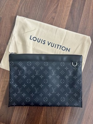 Louis Vuitton Monogram Eclipse Discovery Pochette Tasche