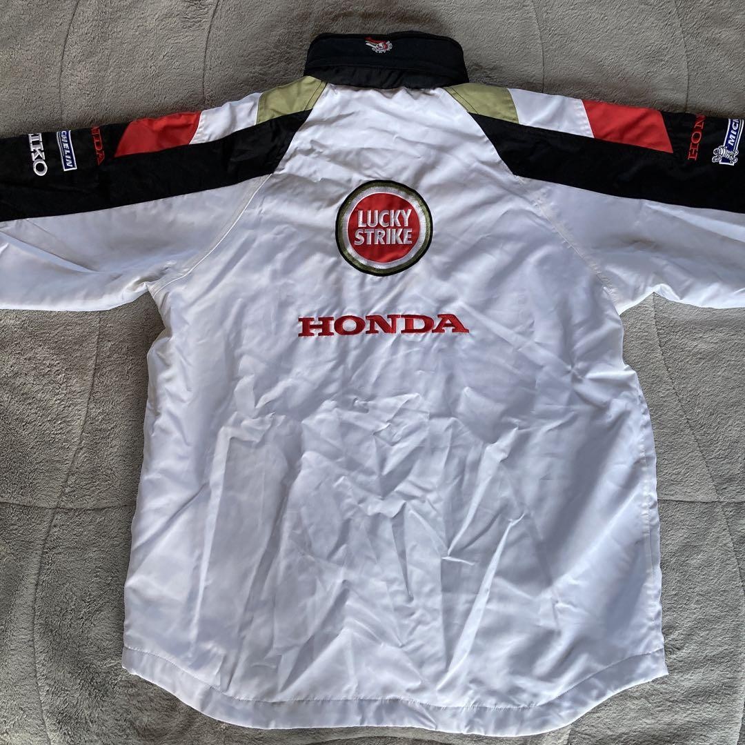 希少 90s HONDA ラキスト　レーシングジャケット Rare 90S Honda Lucky Strike Racing Jacket L | eBay