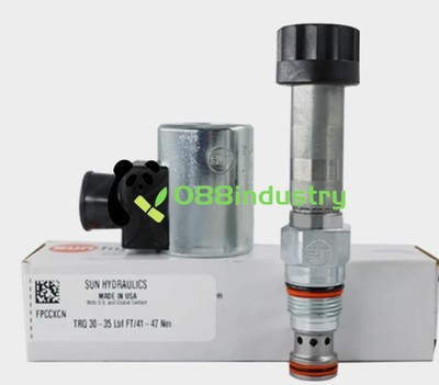 Normally closed proportional flow valve FPCC-XCN-224 hydraulic cartridge valve