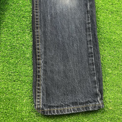 Levi's 505 Youth Boys 8 Reg 24X22 Blue Jeans Straight Leg Denim Adjustable Waist - Picture 9 of 17