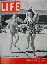 Life Magazine Vintage February 27 1939 Cruise Girls At Paradise Beach L051 Life Magazine Vintage February 27 1939 Cruise Girls At Paradise Beach L051