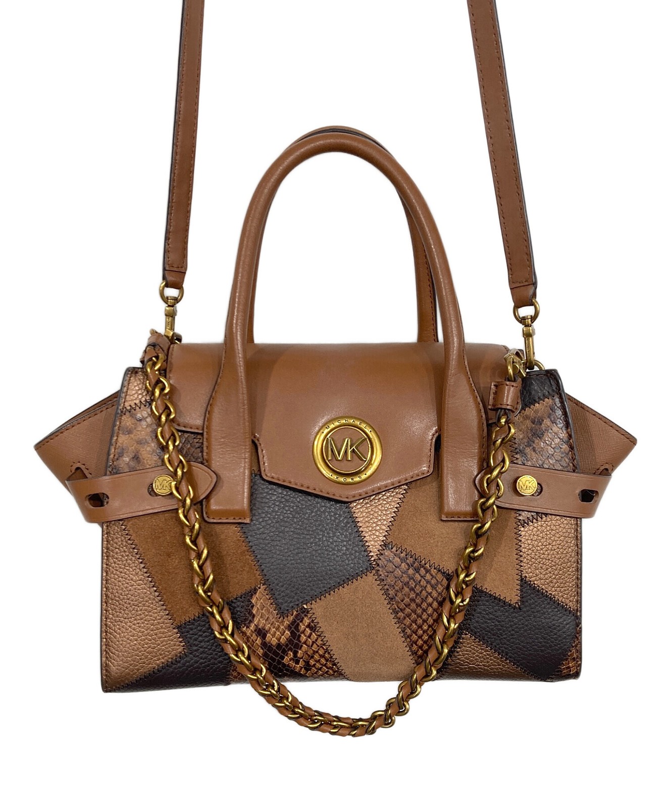 MICHAEL KORS Flap Satchel Multi-Patchwork 2-Way B… - image 2