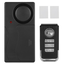 Wireless Vibration Alarm Remote Control Security Burglar Alarm For Door Window