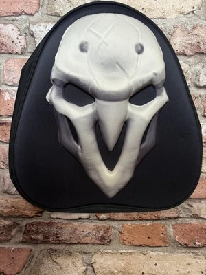 Sac à dos Overwatch Reaper Skull loungefly noir 3D neuf avec étiquette - Photo 1/4