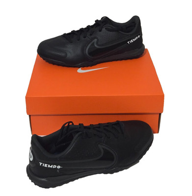 Nike Jr Tiempo Legend 9 Academy Turf Soccer Shoes DA1328-001 Size Youth 6 Black