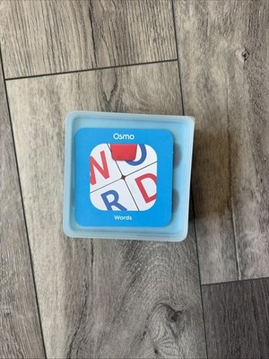 Osmo Words - Blue Box w Lid - Capital/Lower Case Letters in Red & Blue Complete