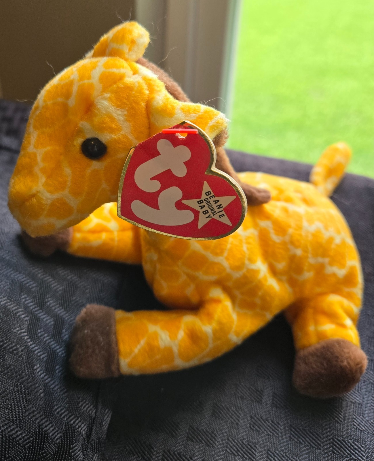 TY Beanie Baby Retired Twigs The Giraffe 1995 With Tags