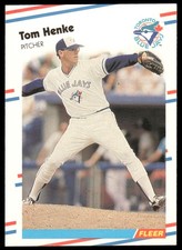 1988 Fleer #112 Tom Henke Glossy 069386
