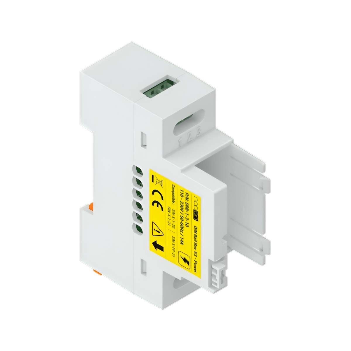 Boîtier Rail DIN V3 blanc NodOn pour fixer vos modules dans le tableau