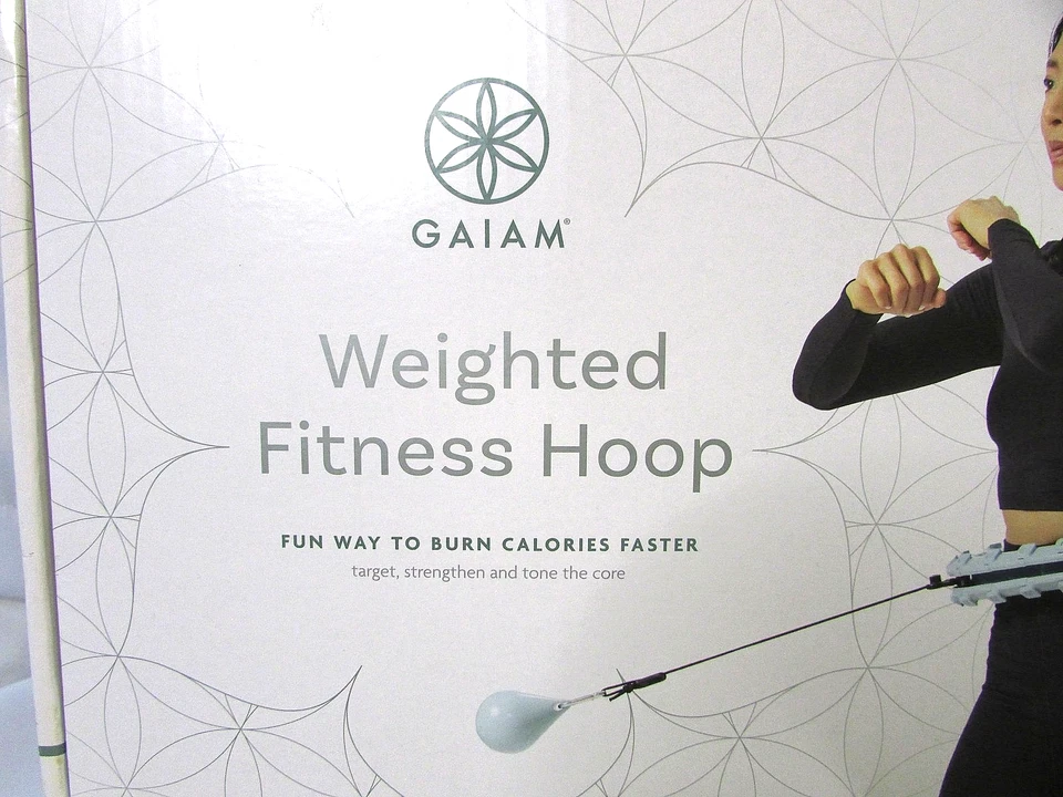 Gaiam Aro de Fitness con Peso Entrenador de Núcleo de Ejercicio Ajustable 1 lb Pelota Nueva Caja Foto 2 de 4